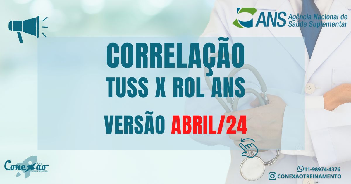 correlacao tuss - rol ans cobertura