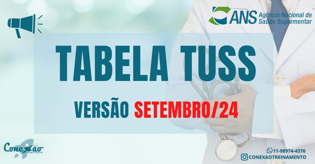 tabela tuss setembro 2024 terminologia unificada saude suplementar ans