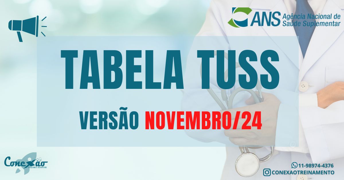 tabela tuss setembro 2024 terminologia unificada saude suplementar ans