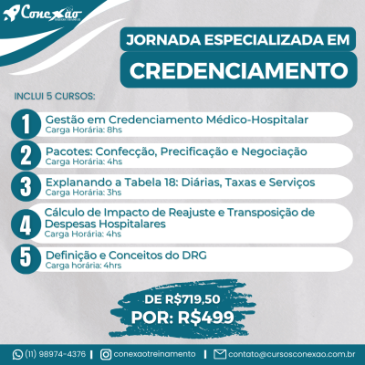Credenciamento medico hospitalar tabelas contrato